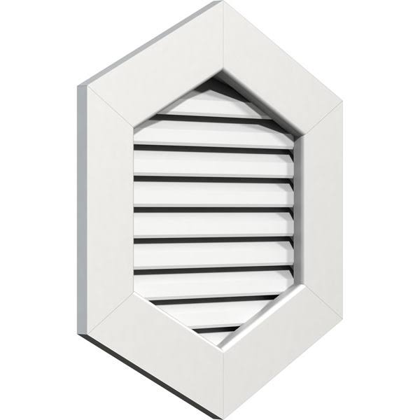 16x22W x 28x22H Vertical Peaked Gable Vent X416