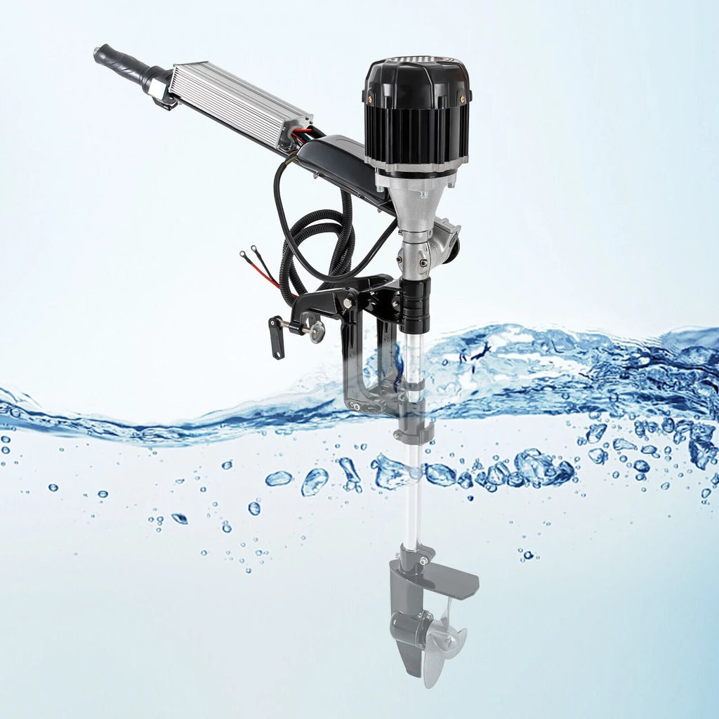 1000W 48V Electric Outboard Motor Brushless Trolling Motor with Adjustable Bracket D227
