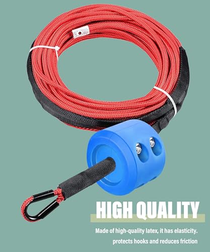 Black Rubber Winch Cable Hook Stopper U8882