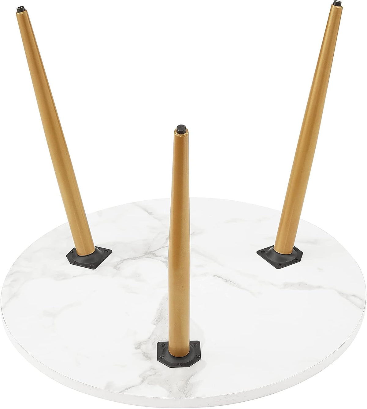 Nesting End Coffee Table Set of 2, White/Black X661