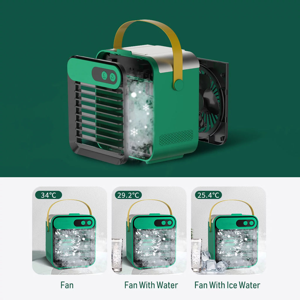 Air Conditioner Fan with Phone Holder 180mL 3 Speeds USB Y336001