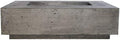 Pewter 56x38-Inch Concrete Gas Fire Pit N18358