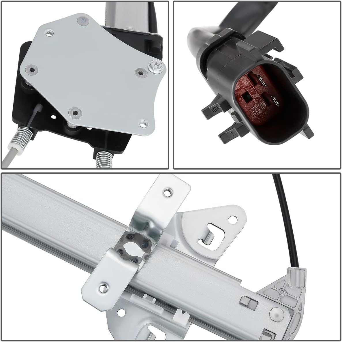 Front Power Window Regulator with Motor Assembly, Driver Left Side Pack of 2 N9817