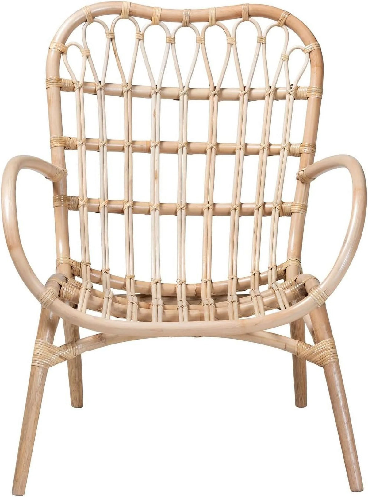 Natural Brown Rattan Arm Chair M750600