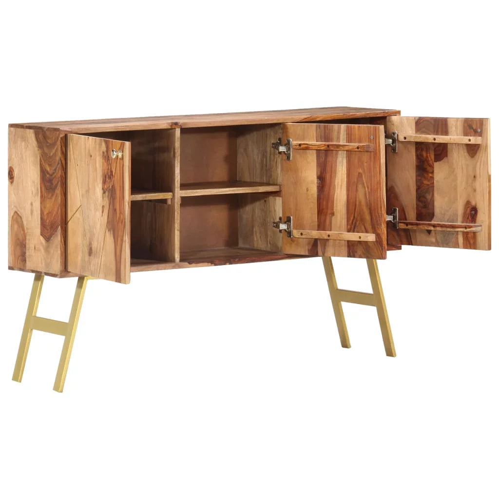Solid Sheesham Wood Sideboard D7079