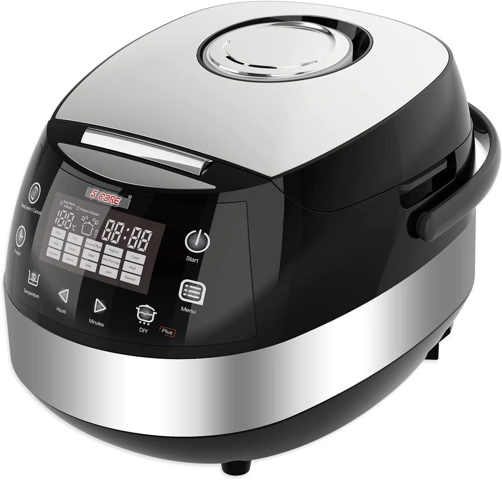 5.3Qt Digital Programmable 15-in-1 Electric Rice Cooker 11 Cups C9428