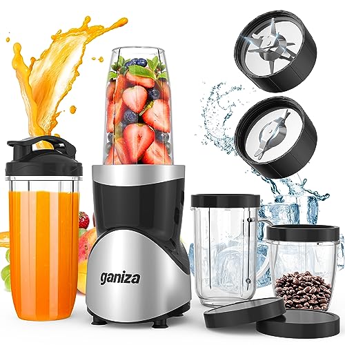 900W 15-Piece Personal Blender and Grinder Combo with 4 BPA-Free Portable Cup V220