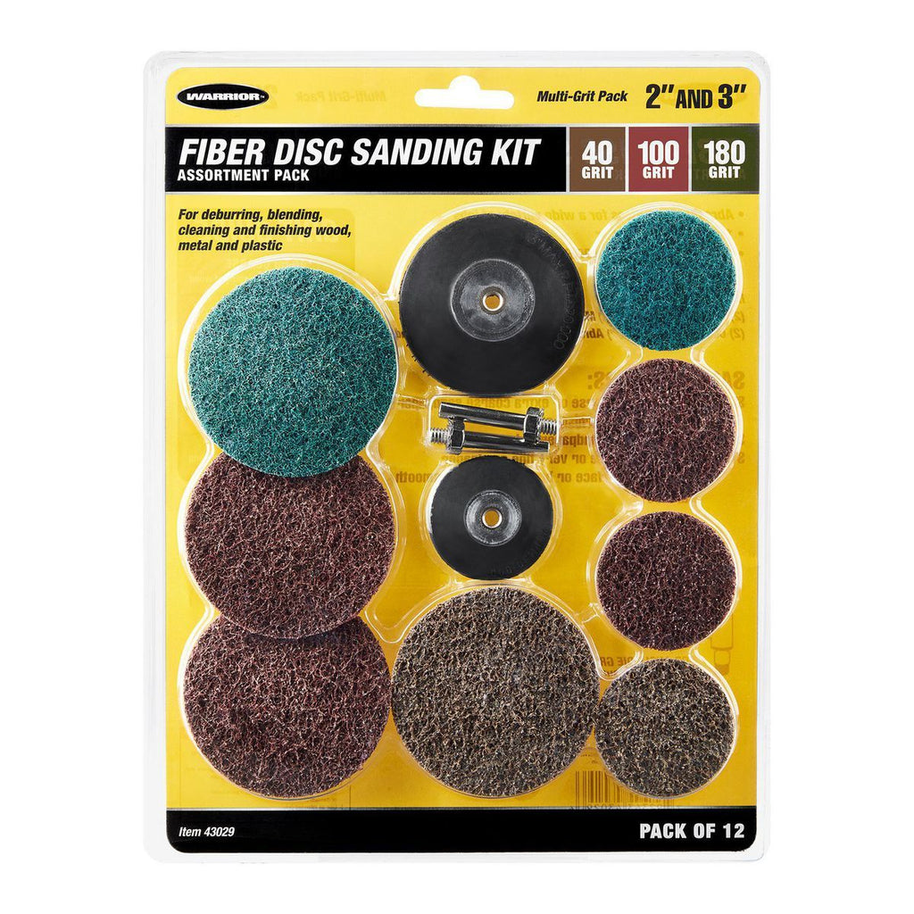 2 in. 3 in. Fiber Disc Sanding Kit H5066