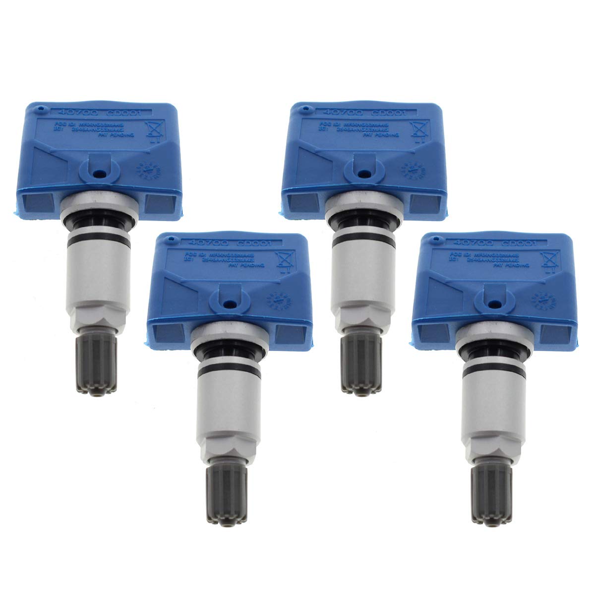 Pack of 4 TPMS Tire Pressure Sensor Replaces 40700-CD001 40700-CD011 40700-1AA0B F1597
