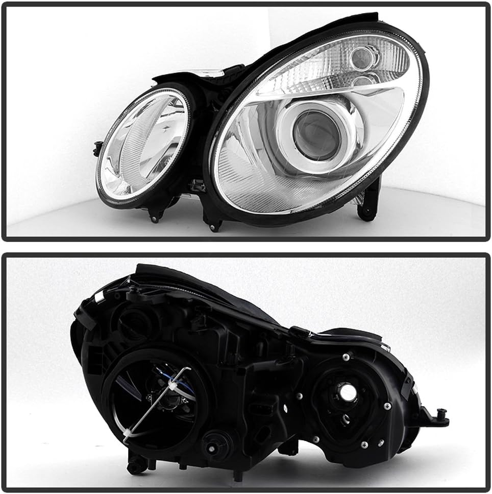 2003-2006 Mercedes Benz W211 E-Class Headlights Headlamps Pair O66923