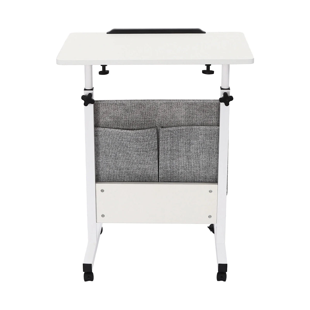 Adjustable Rolling Laptop Desk with Storage O8863
