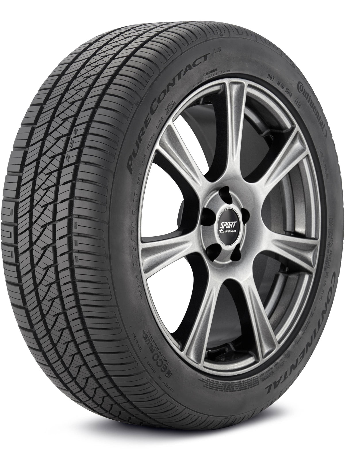 Continental PureContact LS Tire 235/40R19 96V XL L504433