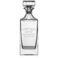 30 oz Glass Whiskey Decanter with Glass Stopper X69224
