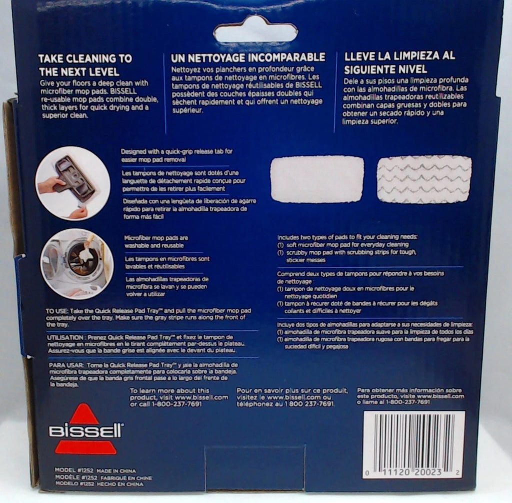 Hard Floor Vacuum & Steam Mop Pad Kit T140832