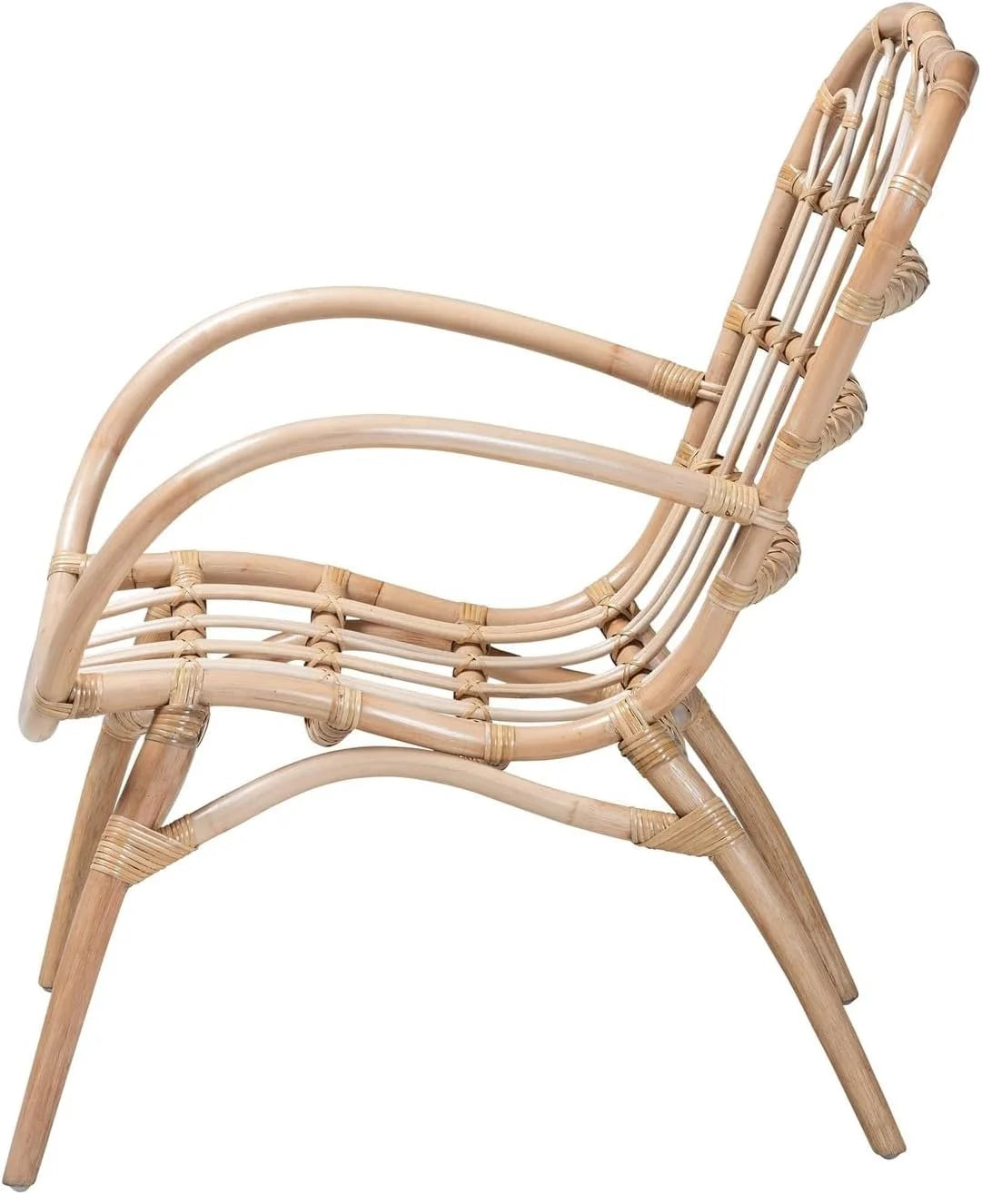 Natural Brown Rattan Arm Chair M750600