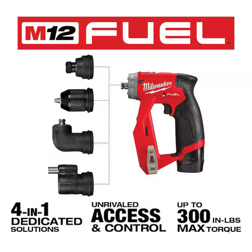12V Brushless Cordless 4-in-1 Drill Driver & Impact Driver Combo Kit N72759