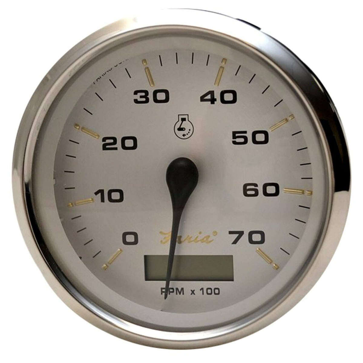 4x22 Tachometer w/Hourmeter - 7,000 RPM (Gas - Outboard) W322617