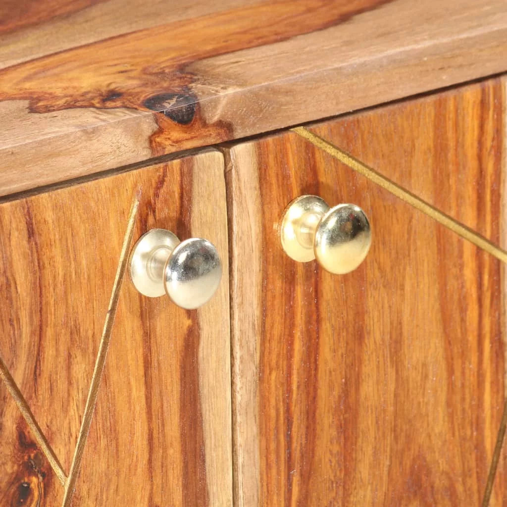 Solid Sheesham Wood Sideboard D7079