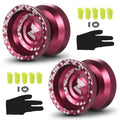2 Pack Aluminum Alloy Responsive YoYo with Unresponsive Bearing Y4076
