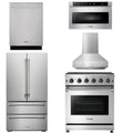 30 Gas Range, Range Hood, Microwave, Refrigerator, Dishwasher Y703