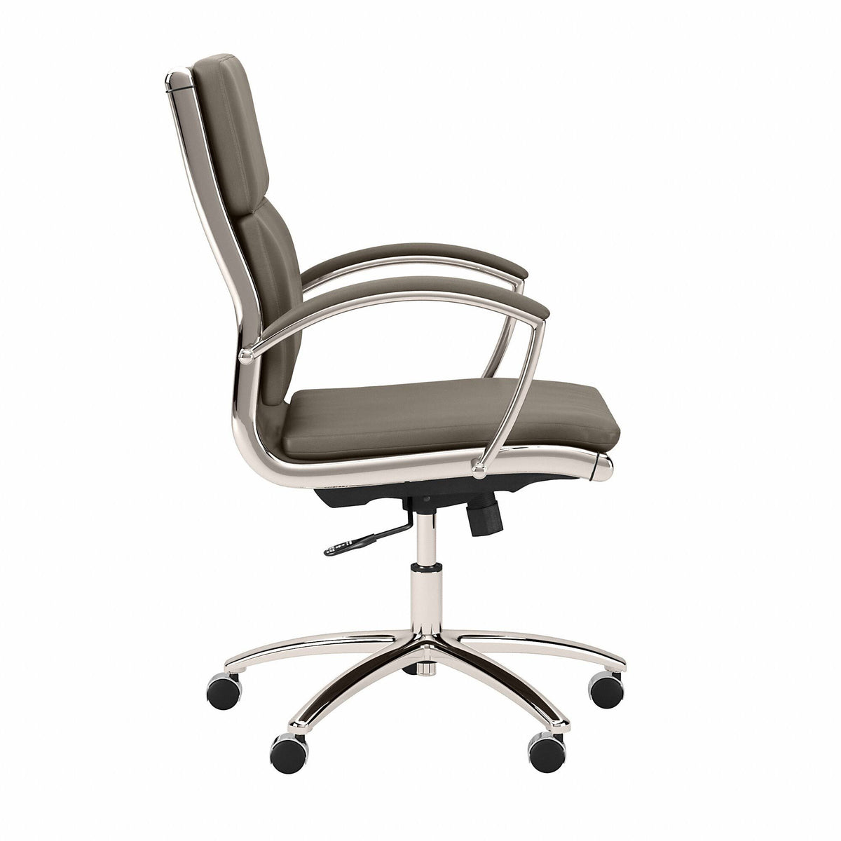 Washed Gray Leather Executive Office Chair V632502