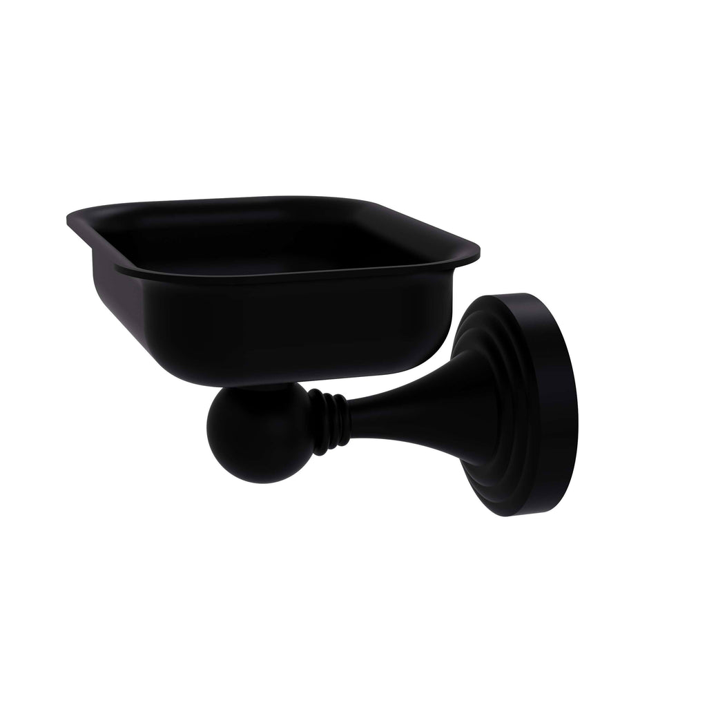 Matte Black Wall Mounted Soap Dish Y33582