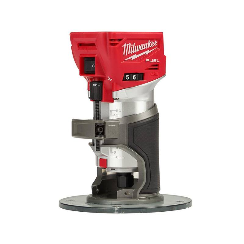 18V Lithium-Ion Brushless Cordless Compact Router with 5.0 Ah Battery D95028