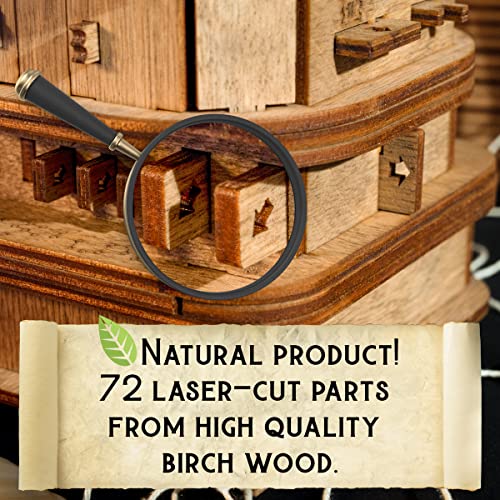 3D Wooden Puzzle Box C59806