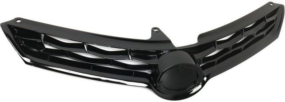 Front Grille Grill Plastic Black Pack of 2 J877