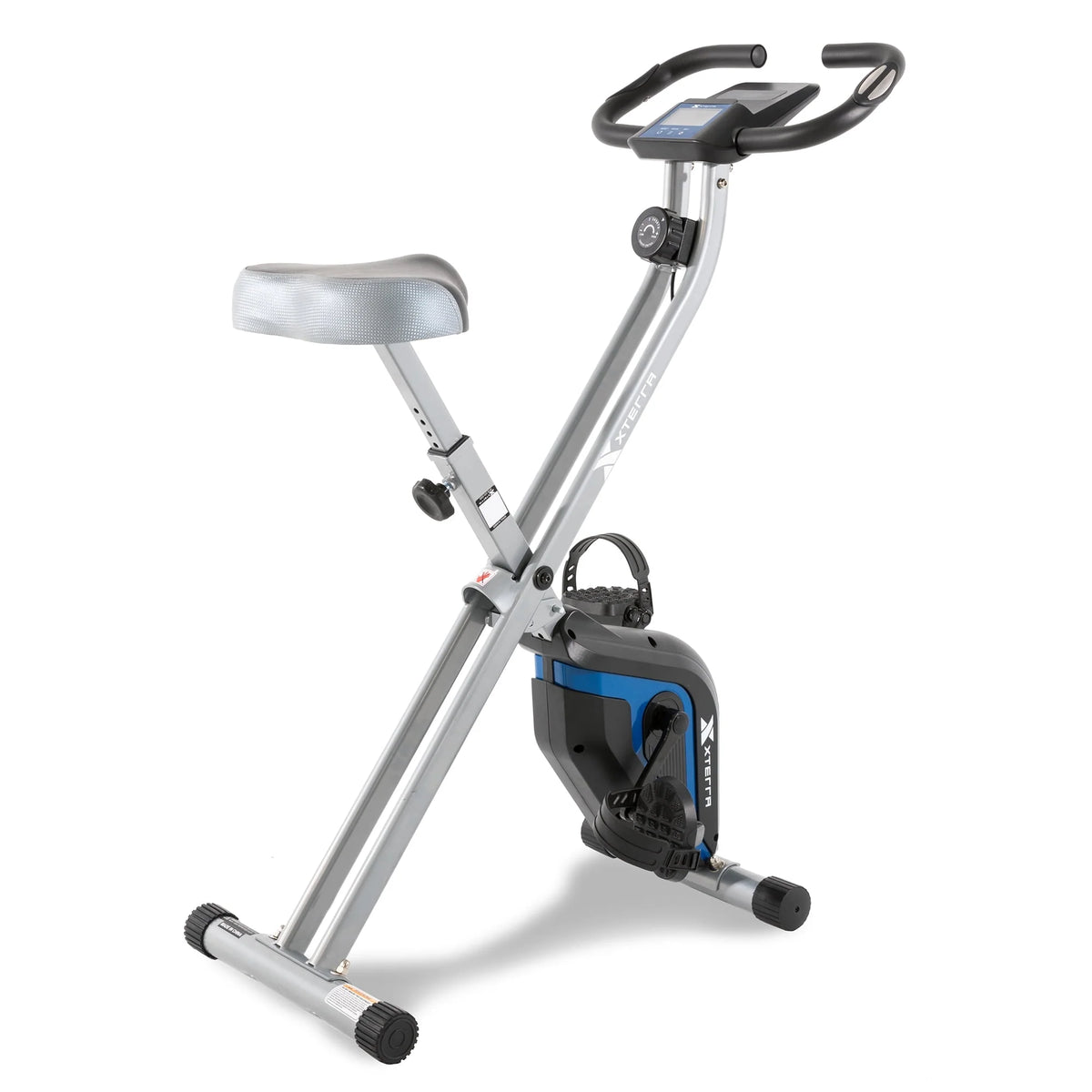 Compact Folding Stationary Bike with Padded Seat S68888
