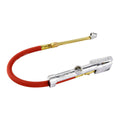 Dual-Head Angle Chuck Inflator with Inline Gauge J425