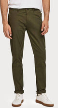 Green Stretch Cotton Chinos Y5635