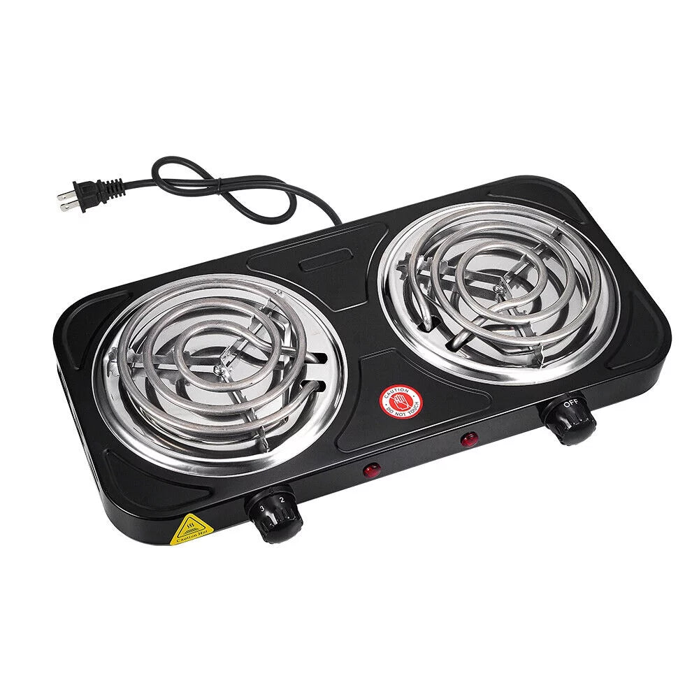 Double-burner Electric Hot Plate Y6772