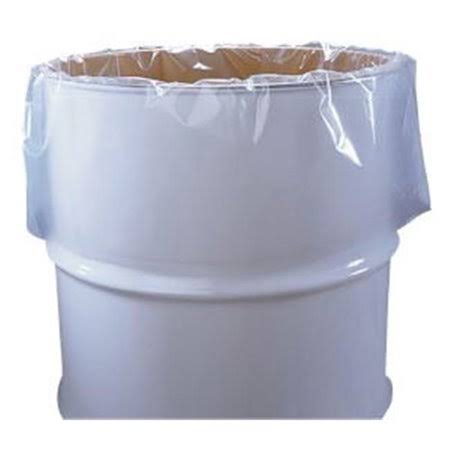 38 x 65 in. 0.006 Gauge Clear Drum Liners, Roll of 100 I471