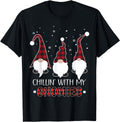 Buffalo Plaid Gnome Christmas Pajama T-Shirt S572316