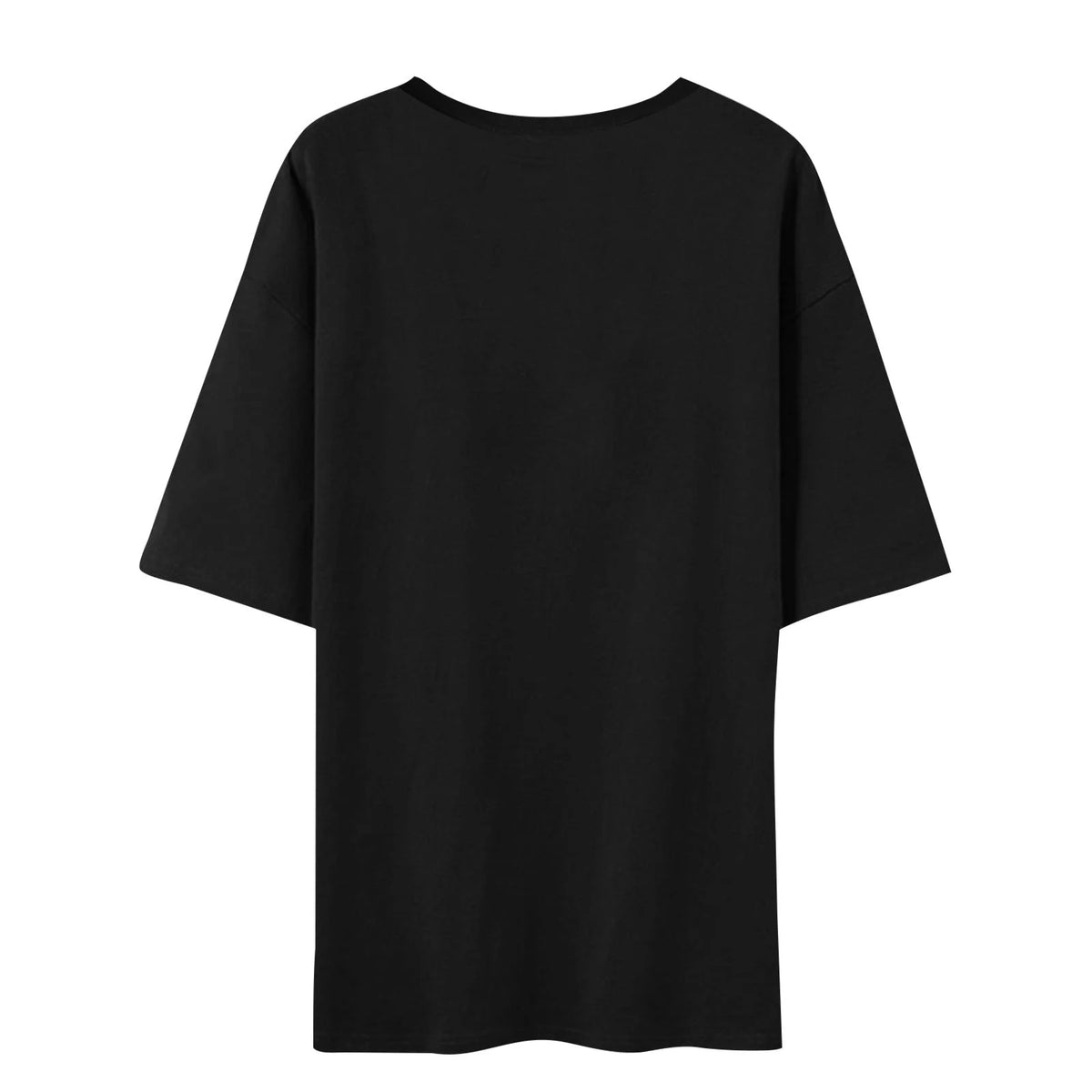 Black XXL Printed Short Sleeve T-Shirt B937