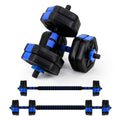 22lb Adjustable Dumbbell Set with Connector T722