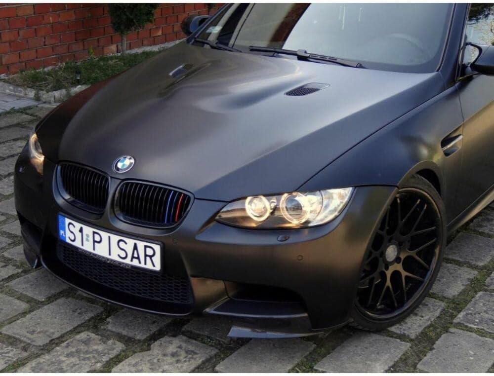 Satin Black 5ft x 6ft Car Wrap Vinyl Film Pack of 2 C485