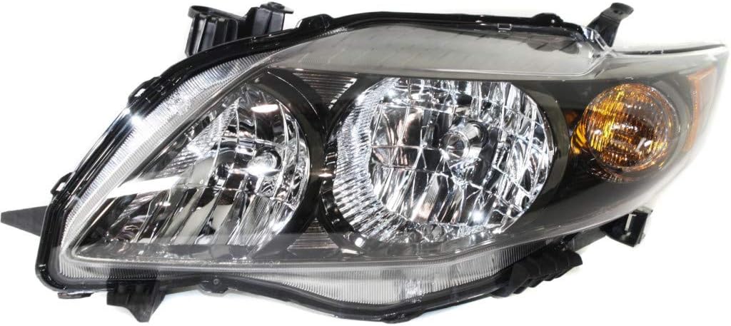 Driver Side Headlight for Toyota Corolla 2009 2010 S524168