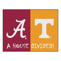 Alabama / Tennessee 33.75 inch x 42.5 inch Nylon Face Non-Skid Washable Mat D35202