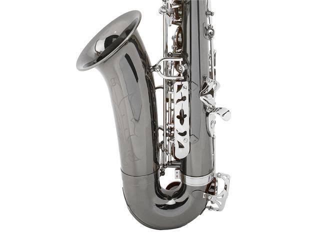 Black Nickel Plated B Flat Tenor Saxophone with Case and Mouthpiece K77045