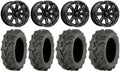 14" Wheels Black 27" Mud Lite XTR Tires L4812