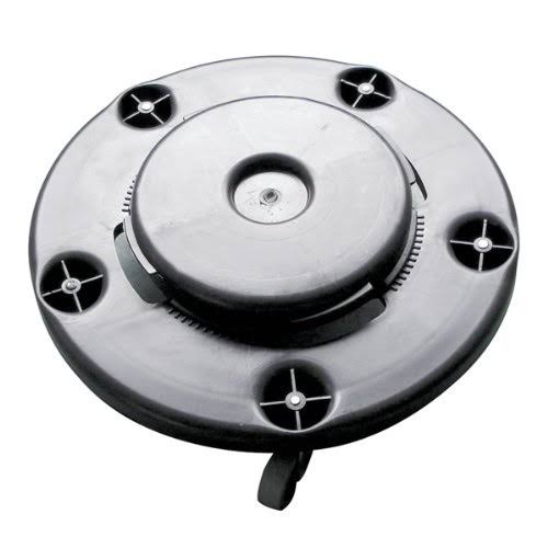 Black 5 Caster Trash Can Dollies (Pack of 3) E6415
