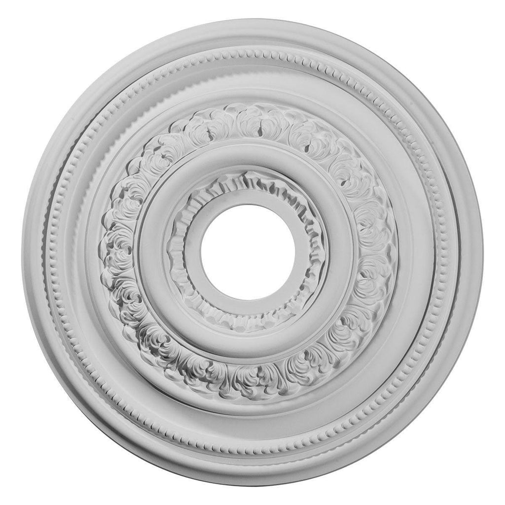 17 5/8x22OD x 3 5/8x22ID x 1 7/8x22P Hand-Painted Burnished Mahogany Ceiling Medallion D78313