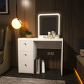 White Lighted Vanity Table Z65622