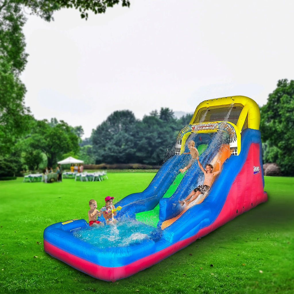 Double Drop 2 Lane Inflatable Water Slide L1844
