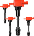 4pcs Ignition Coil Pack for NISSAN ALTIMA Sentra 2.5L L4 2003 2004 2005 2006 Q760