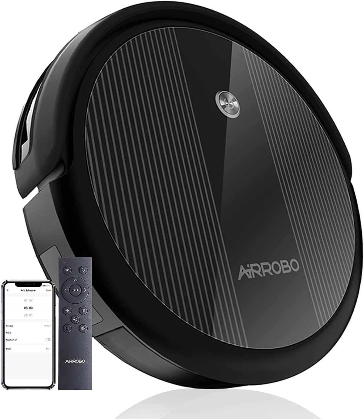Black 2600Pa Robot Vacuum Cleaner B5213