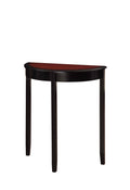 Black Cherry Demi Lune Console Table O2943