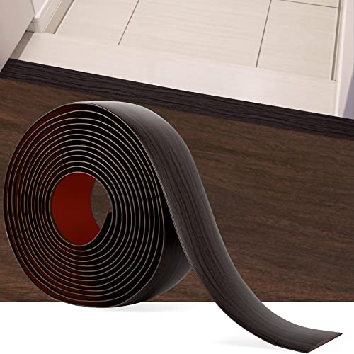 16.4Ft Self Adhesive Vinyl Floor Transition Strip Light Brown O318751